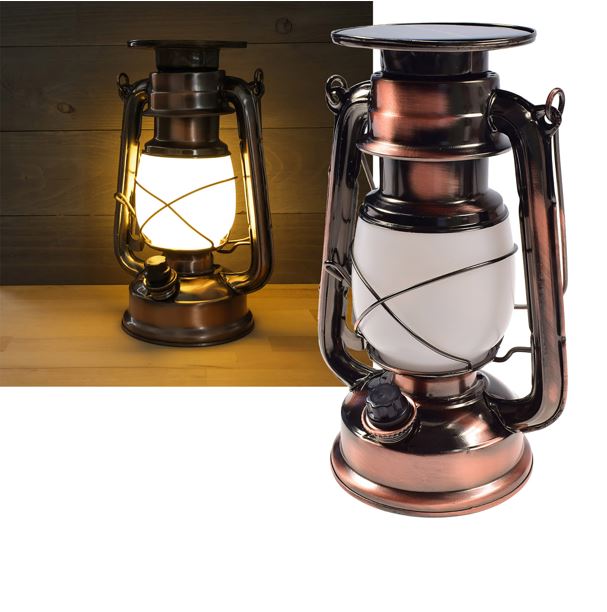SOLAR-LED Camping Laterne CT-CL Copper