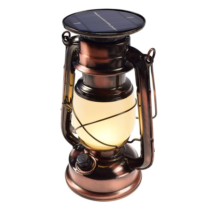 SOLAR-LED Camping Laterne CT-CL Copper