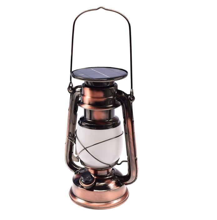 SOLAR-LED Camping Laterne CT-CL Copper