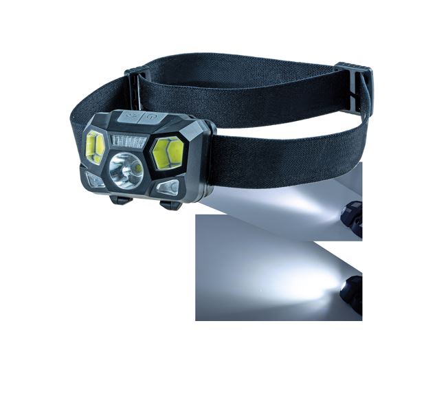 LED-Stirnlampe mit Akku "CTH-5" IP44 5W