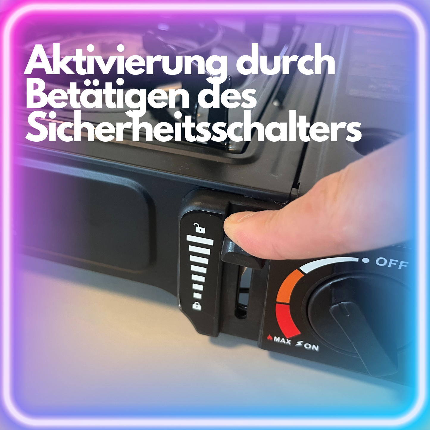 Gaskocher TOM Adventure GK 227 Everest mit Piezo Zündung, Koffer und je nach Variante mit bis zu 4 Gaskartuschen